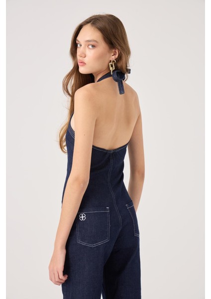 Boyundan Bağlamalı Valera Jean Tulum Mavi fiyatları