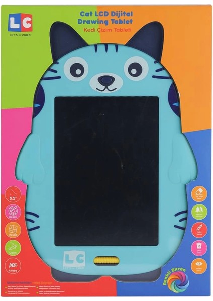 Bfs LC-31070 Kedi Çizim Tableti 8.5 Inç indirimleri