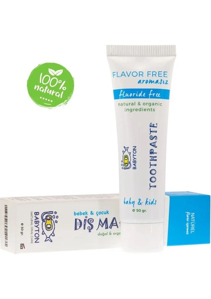 Bfs Babyton Organik Doğal Natural Diş Macunu 50 gr