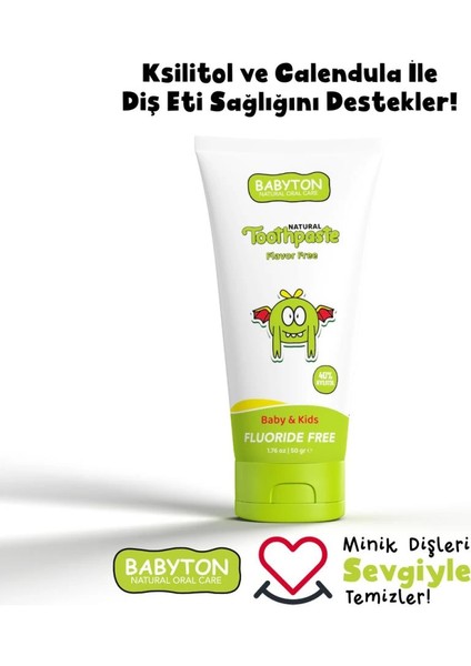 Bfs Babyton Organik Doğal Natural Diş Macunu 50 gr modelleri