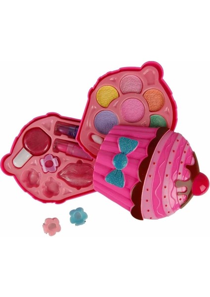 Bfs Cupcake Şekilli 2 Katlı Makyaj Güzellik Seti
