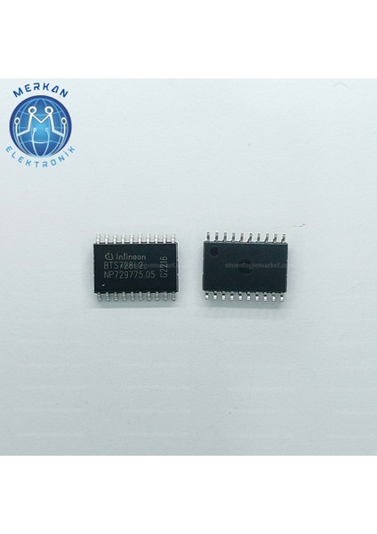 BTS728L2 (Sop-20-Smd) Orijinal Oto Beyin Tamir Entegreleri Merkan Elektronik