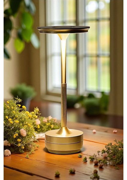 Toronto Dekoratif Şarjlı LED Dokunmatik & Dimmer Ayarlı Masa Lambası (3 Işık Modu) fiyatları