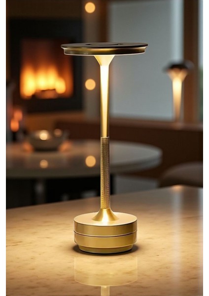 Toronto Dekoratif Şarjlı LED Dokunmatik & Dimmer Ayarlı Masa Lambası (3 Işık Modu) modelleri