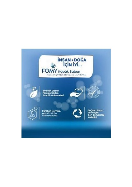 El Temizlik Köpüğü Seti 300 ml + 1800 ml Ekonomik Kullanım için Dispenser ile