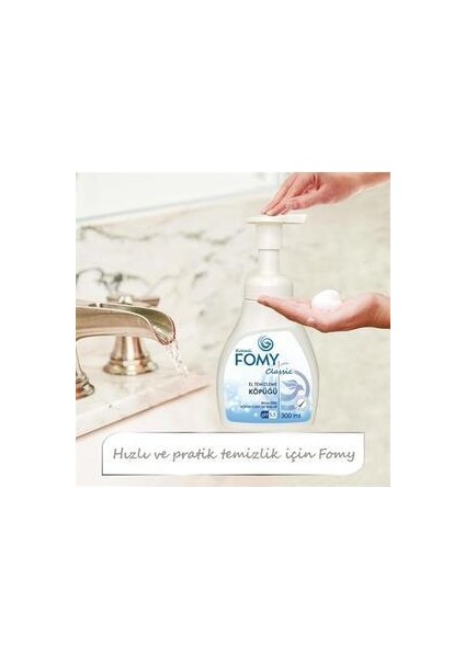 El Temizlik Köpüğü Seti 300 ml + 1800 ml Ekonomik Kullanım için Dispenser ile