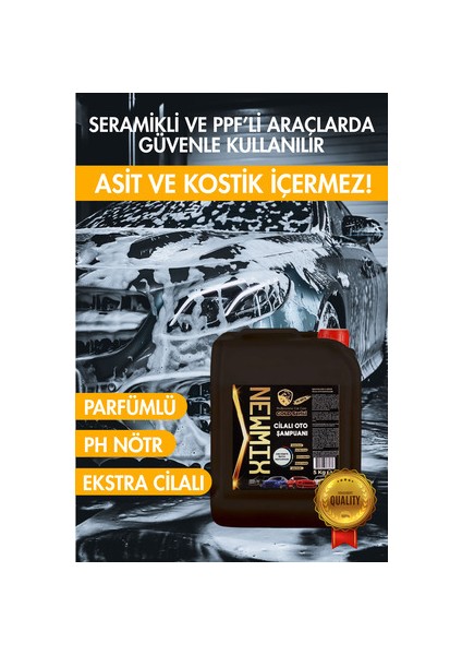 Gold Serisi Cilalı Oto Şampuanı 5 kg fırsatları