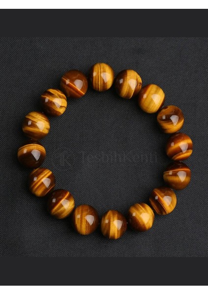 İri Taneli Kaplan Gözü Doğal Taş Bileklik fırsatları