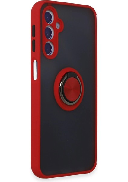 Zengezur Newface Samsung Galaxy M34 5g Kılıf Montreal Yüzüklü Silikon Kapak - Kırmızı fiyatları