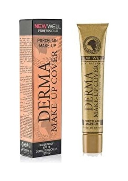 Derma Makeup Cover Yoğun Kapatıcı Fondöten 15 SPF Porselen 06 Nickel Seçeneği modelleri