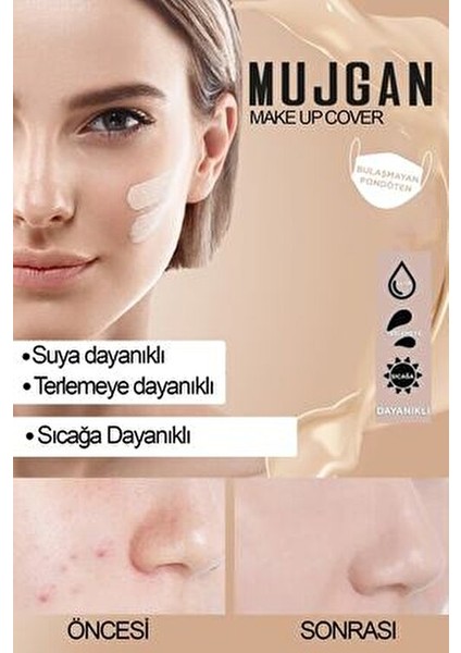 Porselen Fondöten Kapatıcı 90 ml SPF 30 Yağsız Mükemmel Kapatıcılık modelleri