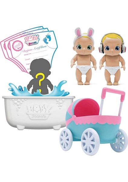 Bfs Baby Secrets Sürpriz Figür ve Bebek Arabası Seti