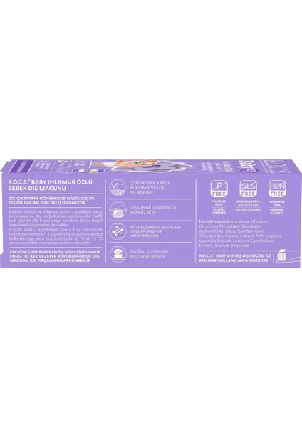 Bfs .baby Diş Macunu 35ML 0-3 Yaş Ihlamur modelleri