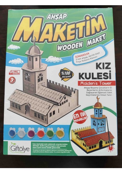 Ahşap Maketim Kız Kulesi