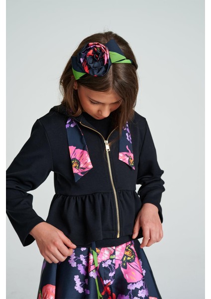 Bg Store Kız Çocuk Siyah Ceket modelleri