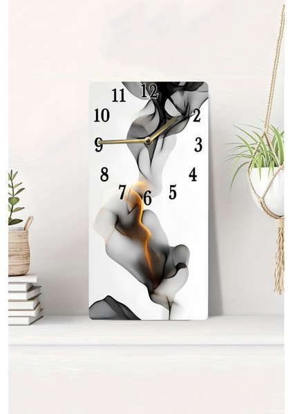 Mdf Duvar Saati 30X60 cm Evinizin Dekorasyonuna Modern Bir Dokunuş Katacak Uv Baskı– USD073
