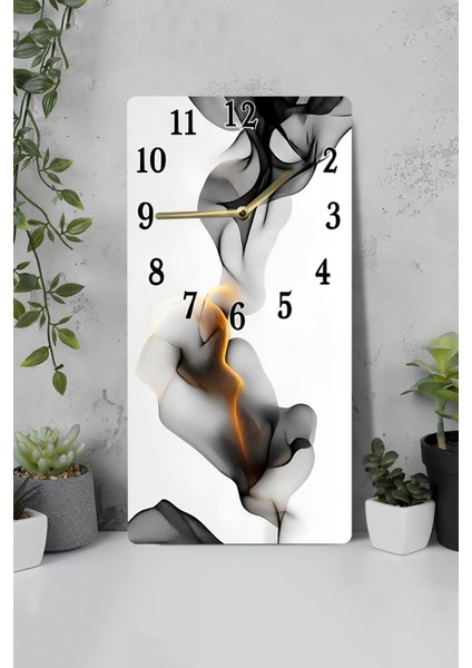Mdf Duvar Saati 30X60 cm Evinizin Dekorasyonuna Modern Bir Dokunuş Katacak Uv Baskı– USD073