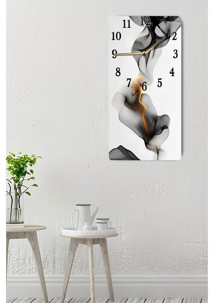 Mdf Duvar Saati 30X60 cm Evinizin Dekorasyonuna Modern Bir Dokunuş Katacak Uv Baskı– USD073