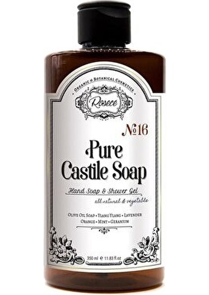Ylang Ylang ve Lavanta Aromalı Sıvı Kastil Sabun 200 ml Hassas Ciltler için Doğal modelleri