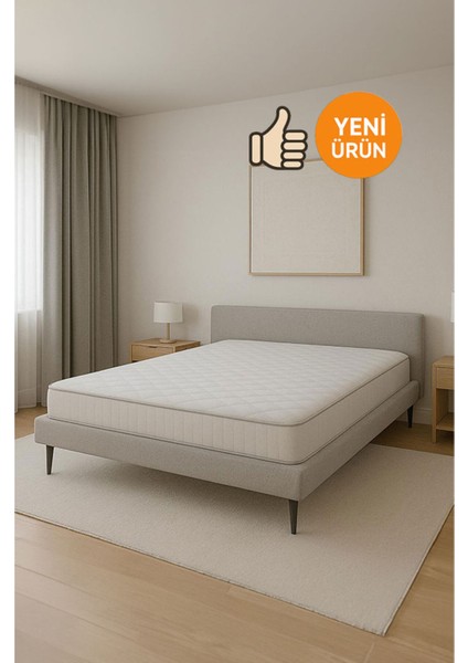 Ergonomik Yatak, Ultra Ortopedik Bamboo Classic Yaylı Yatak, Ölçü Seçenekli