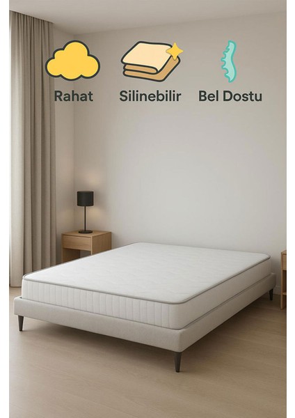 Ergonomik Yatak, Ultra Ortopedik Bamboo Classic Yaylı Yatak, Ölçü Seçenekli fiyatları