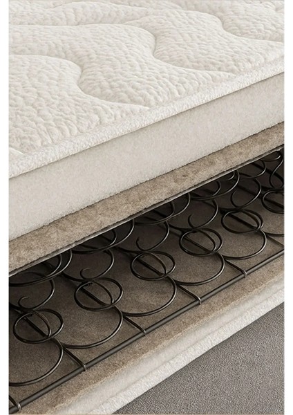 Ergonomik Yatak, Ultra Ortopedik Bamboo Classic Yaylı Yatak, Ölçü Seçenekli indirimleri