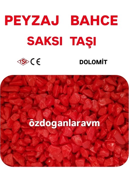 Karadeniz Saksı Peyzaj Akvaryum Kırmızı Taşı 2 kg