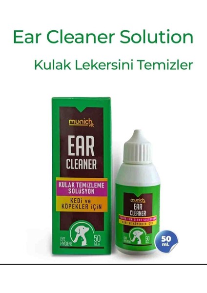 Ear Care Kediler Için Kulak Temizleme Solüsyonu 50 ml
