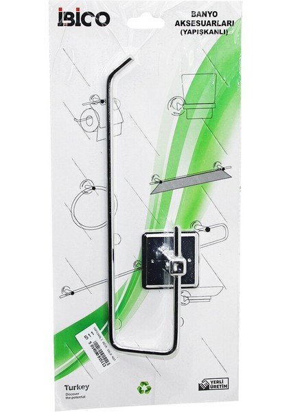 Açık Metal Solo Kağıt Havluluk Yapışkanlı Montaj BNY-511 (5224)