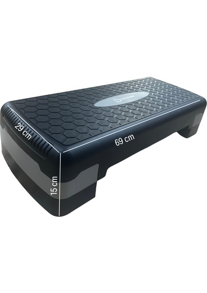 Ayarlanabilir Yükseklikli Step Tahtası 2 Kademeli/dayanıklı Spor ve Fitness Için Sağlam Platform