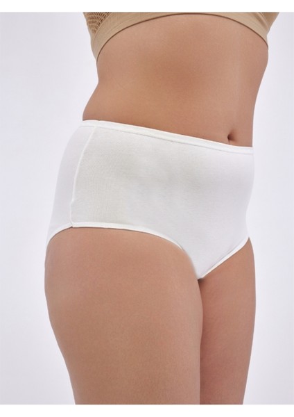 Kadın Extra Battal Külot - 3 Adet Beyaz - 10XL fırsatları