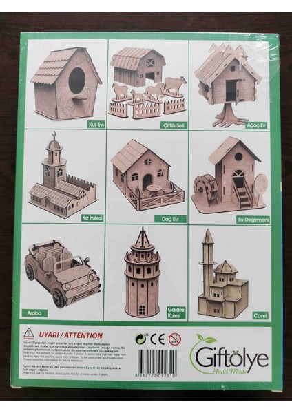 Giftatölye Ahşap Maketim Yel Değirmeni fiyatları