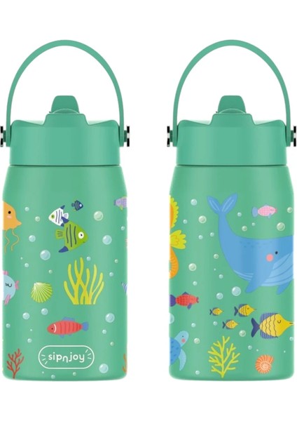 - Lil'straw Çocuk Su Termosu | 420 ml - Ocean Whisper modelleri