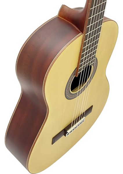 LCG068S Klasik Gitar Cilasız, Mat Kılıf Hediyeli
