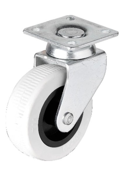 Hts 321 - 50X20 mm Gri Tablalı Teker 4 Adet