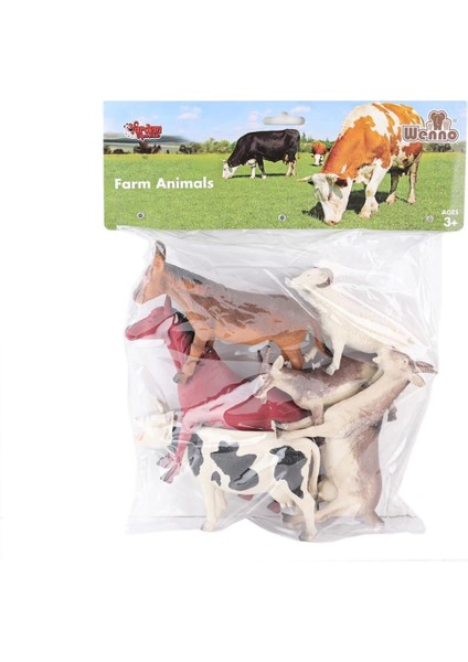 Bfs SH-9001-VARDEM Poşetli 6pcs 8 Inch Çiftlik Hayvan ve Dinozor Set fiyatları