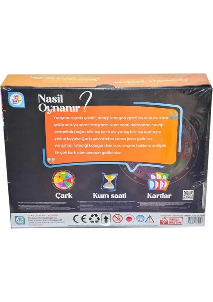 Bfs LC7505 Bilgi Çarkı - Laço Kids - Utku Oyuncak fırsatları