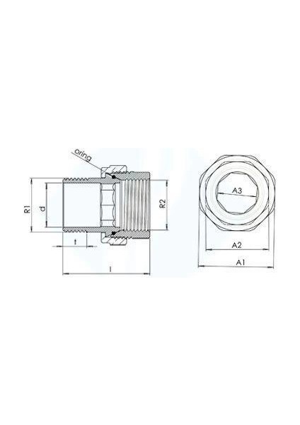 Bfs 1/2 Düz Radyatör Rakoru modelleri