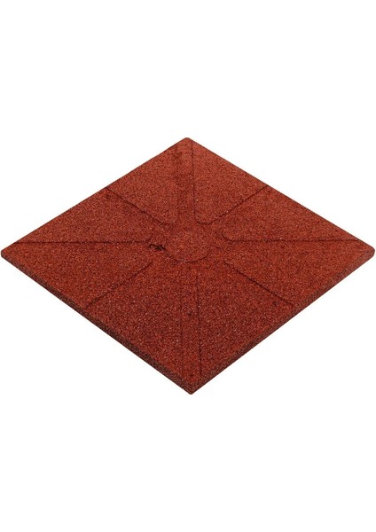 4 Adet 50X50X1.5CM Karo Kauçuk Zemin Kaplama (Kırmızı) modelleri