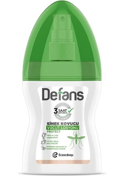 Bfs Defans Sinek Kovucu Vücut Losyonu Protect 100 ml