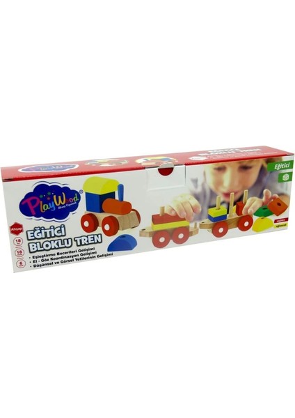 Bfs Playwood Eğitici Ahşap Bloklu Bultak Tren 351 modelleri