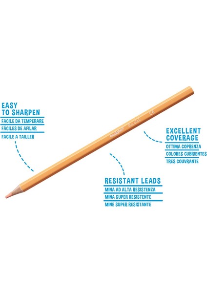 Bfs Carioca Pastel Renk Kuru Boya Kalemi 12'li modelleri