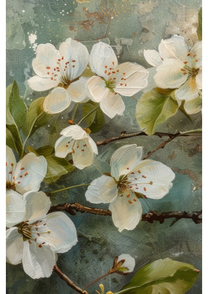 Soyut Beyaz Çiçek Desenli Duvar Kağıdı fiyatları