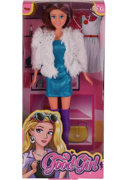 Bfs WG-66770 Parlak Elbiseli Ceketli Bebek 29 cm -Vardem fırsatları