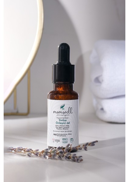 Organik ve Akne Karşıtı Serum | Gözenek Sıkılaştırıcı & Leke Karşıtı Bakım | 20 ml