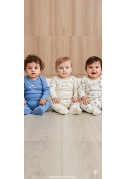 Erkek Bebek Çıtçıtlı Body Zıbın fiyatları