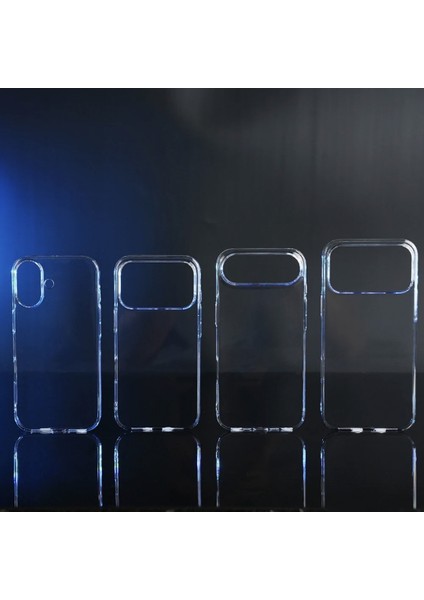 iPhone 17 ProMax Uyumlu Şeffaf Sararmaz Mika Sert Ince Hafif Telefon Kılıfı – Darbe ve Çizilmelere Karşı Koruma