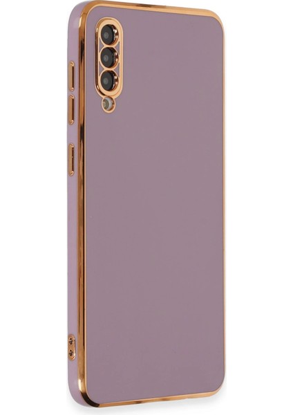 Zengezur Newface Samsung Galaxy A50 Kılıf Volet Silikon - Mor