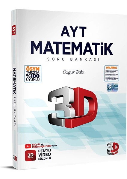 Ayt 3D Matematik Soru Bankası