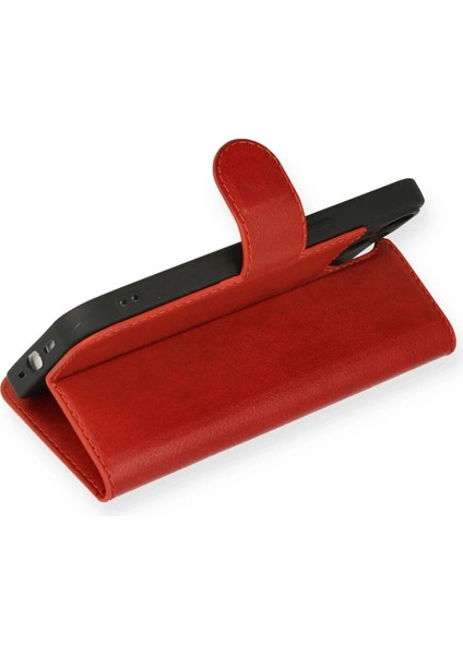 Bfs iPhone 14 Kılıf Trend S Plus Kapaklı Kılıf - Kırmızı modelleri